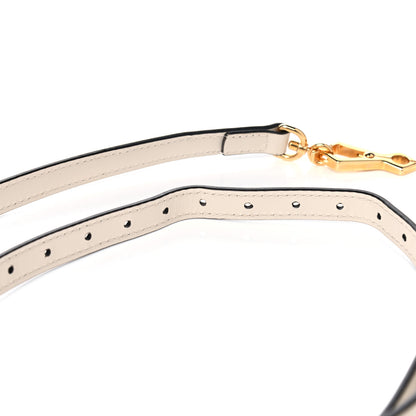 Gucci Calfskin 25mm Adjustable Shoulder Strap White 3 of 6