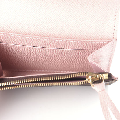 Louis Vuitton Damier Ebene Rosalie Coin Purse Rose Ballerine 5 of 6
