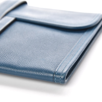 Hermes Epsom Jige PM Clutch Bleu Thalassa 9 of 10