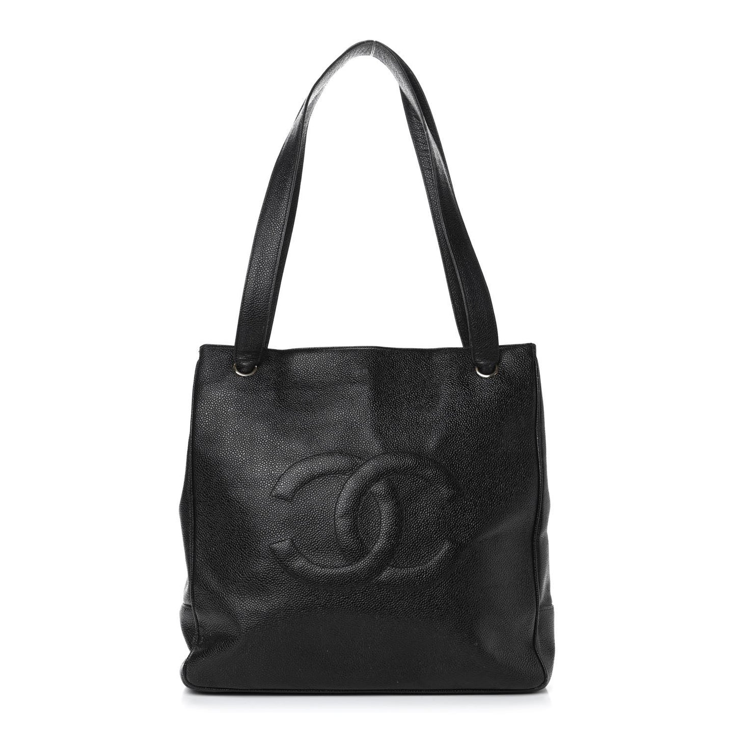 Caviar CC Shoulder Bag Black