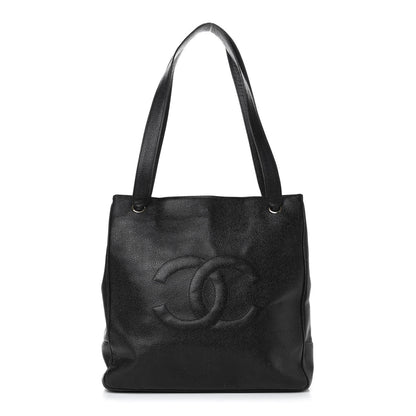 Chanel Caviar CC Shoulder Bag Black 1 of 7
