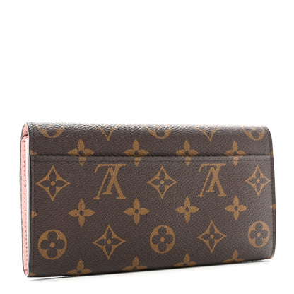 Louis Vuitton Monogram Sarah Wallet NM Rose Ballerine 3 of 7