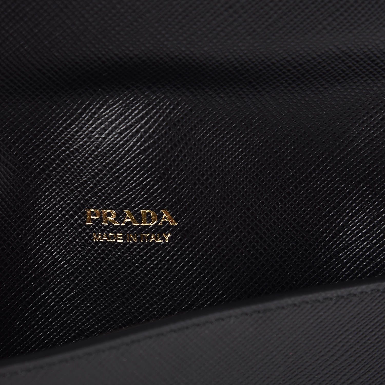 Prada Saffiano Bi-Color Envelope Wallet Black Peonia 7 of 9