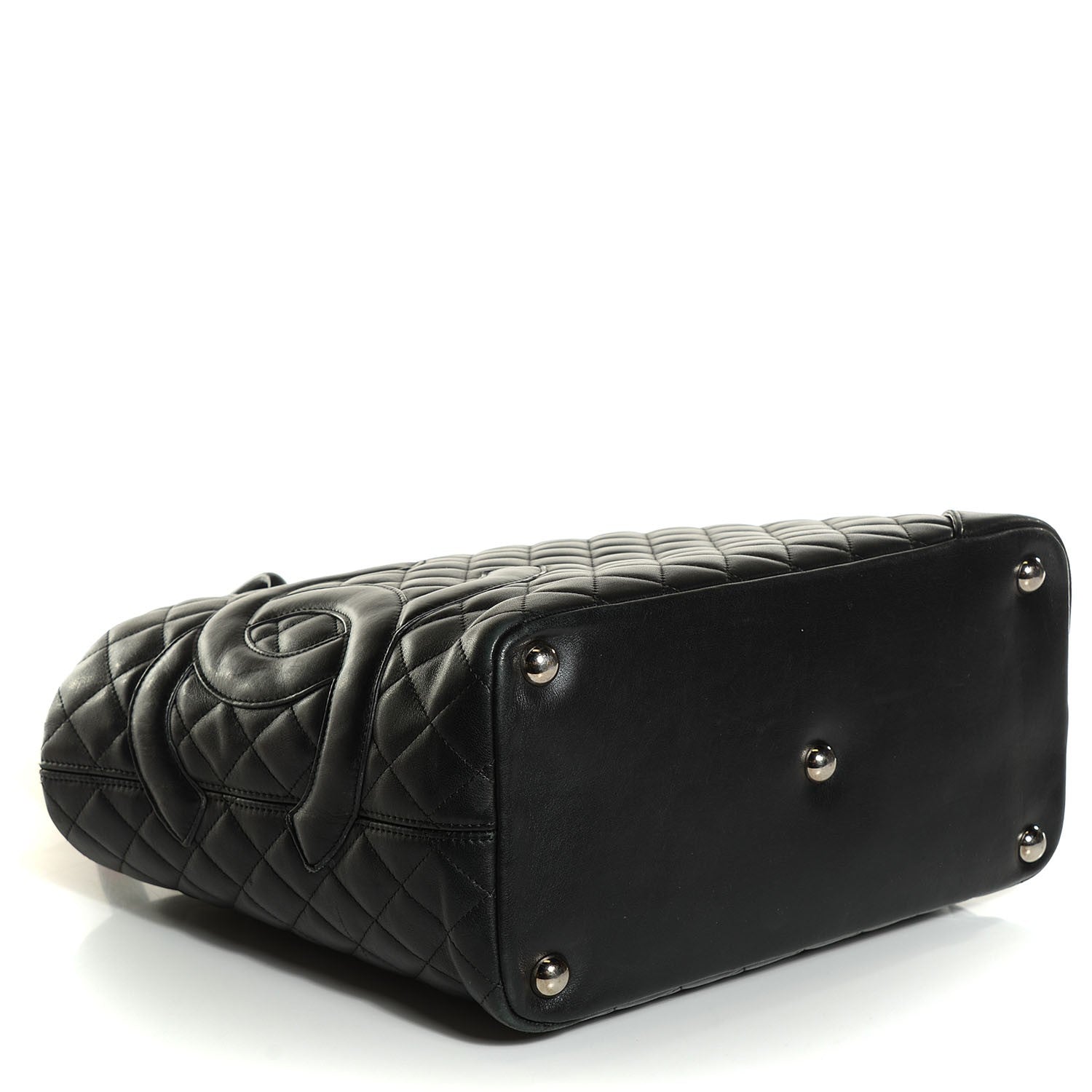 Chanel Calfskin Quilted Large Cambon Tote Black 4 of 7