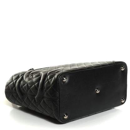 Chanel Calfskin Quilted Large Cambon Tote Black 4 of 7