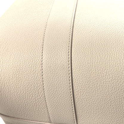 Loro Piana Grained Calfskin Large Ghiera Shopper Tote Light Travertine Sun Gold 11 of 11