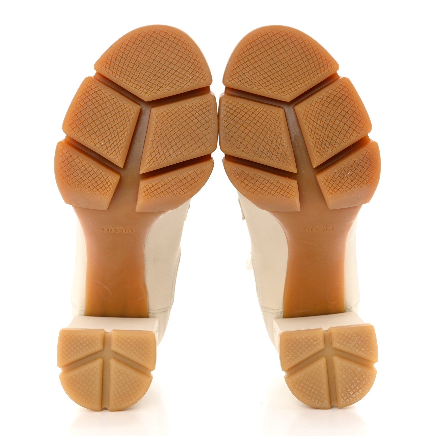 Prada Buffalo Neoprene Lace Up Chelsea 110mm Ankle Boots 39.5 Talco 5 of 9