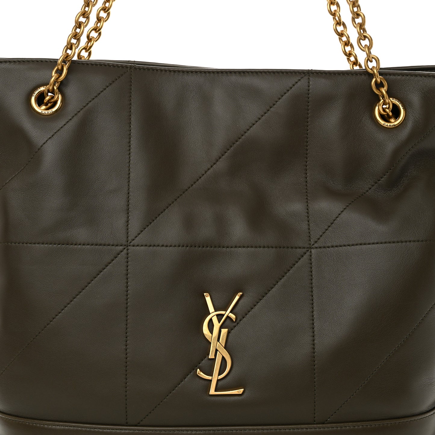 Lambskin Medium Jamie Shopping Tote Light Musk