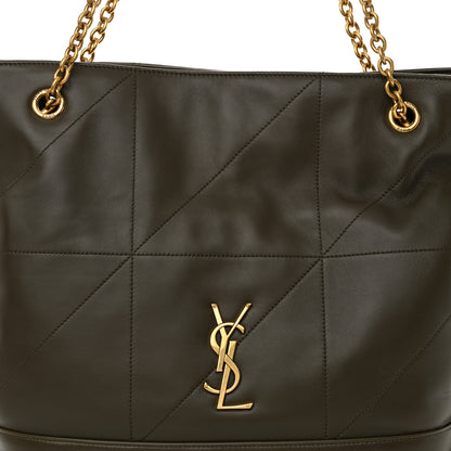 Saint Laurent Lambskin Medium Jamie Shopping Tote Light Musk 9 of 11