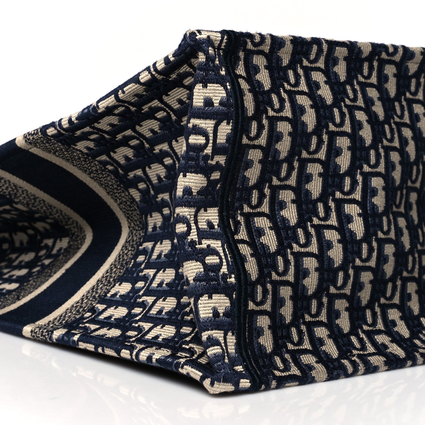 Oblique Large Book Tote Blue Multicolor