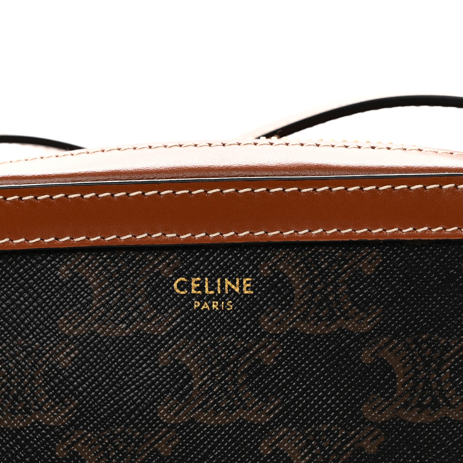 Celine Triomphe Canvas Small Camera Bag Tan 5 of 9