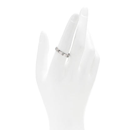 Cartier 18K White Gold 3.5mm LOVE Wedding Band Ring 57 8 2 of 4