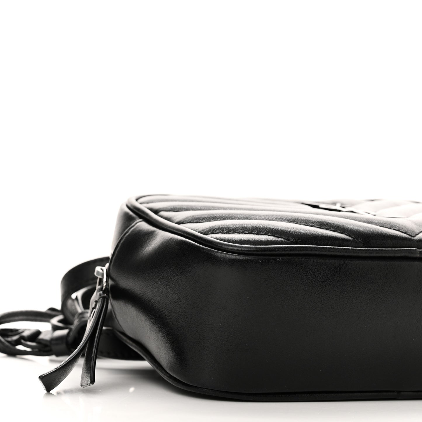Calfskin Matelasse Monogram Lou Belt Bag Black