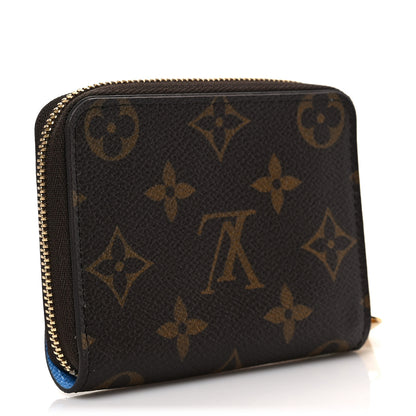 Louis Vuitton Monogram 2021 Christmas China Animation Zippy Coin Purse Myosotis Blue 3 of 6