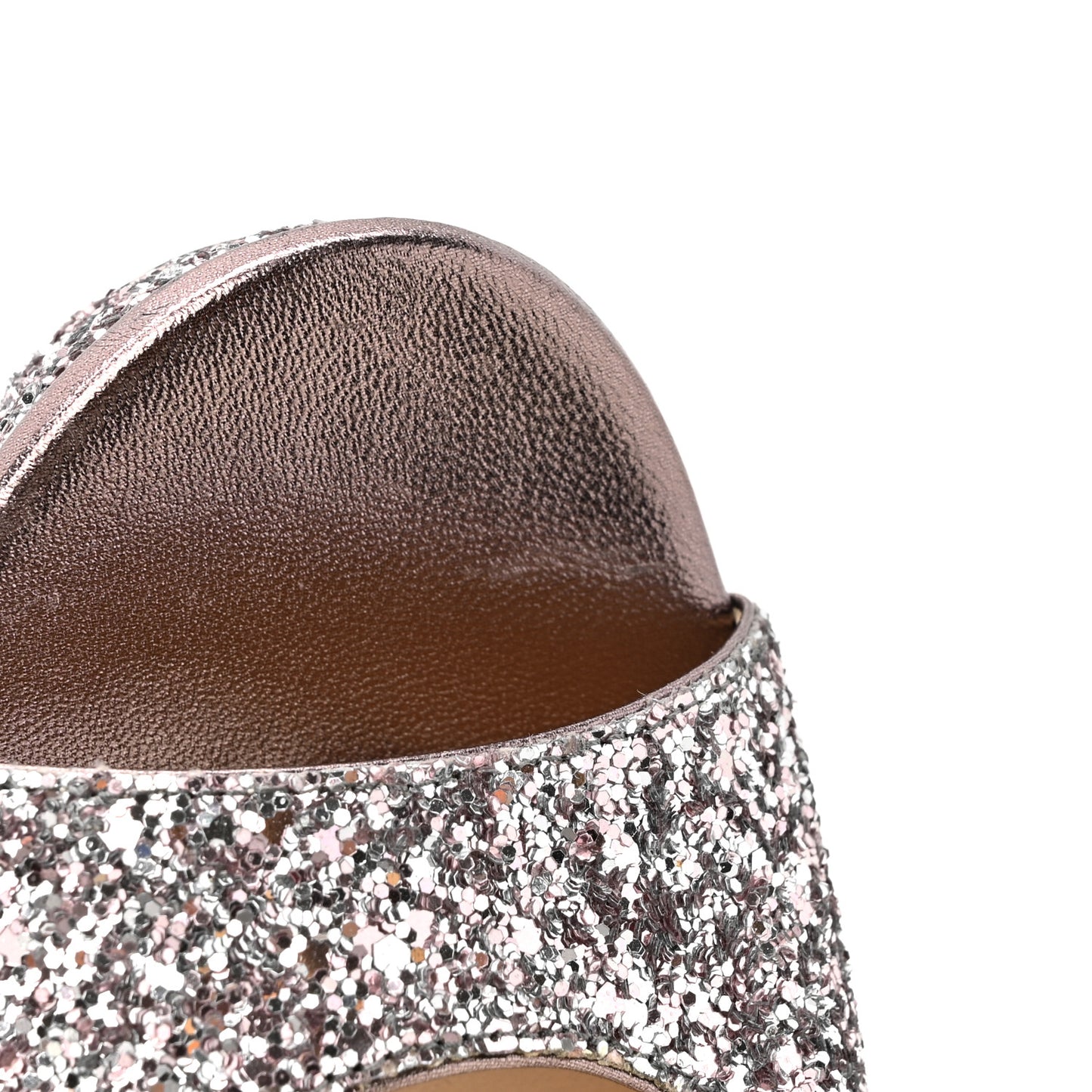 Coarse Glitter Fabric Pattie 130 Pumps 40.5 Light Lilac