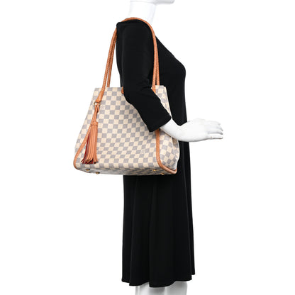 Louis Vuitton Damier Azur Propriano Rose Ballerine 2 of 11
