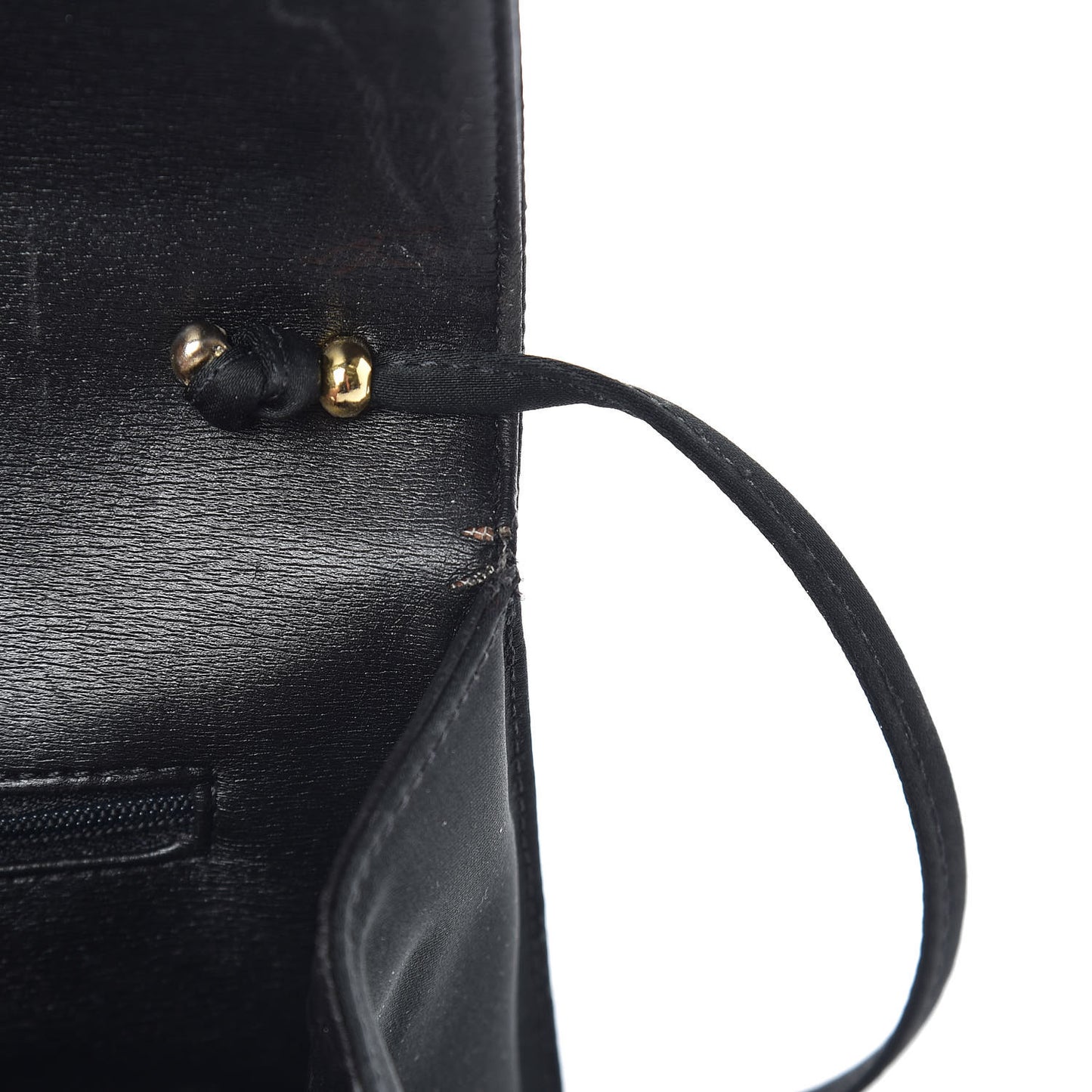 Calfskin Satin Emblem Crossbody Black