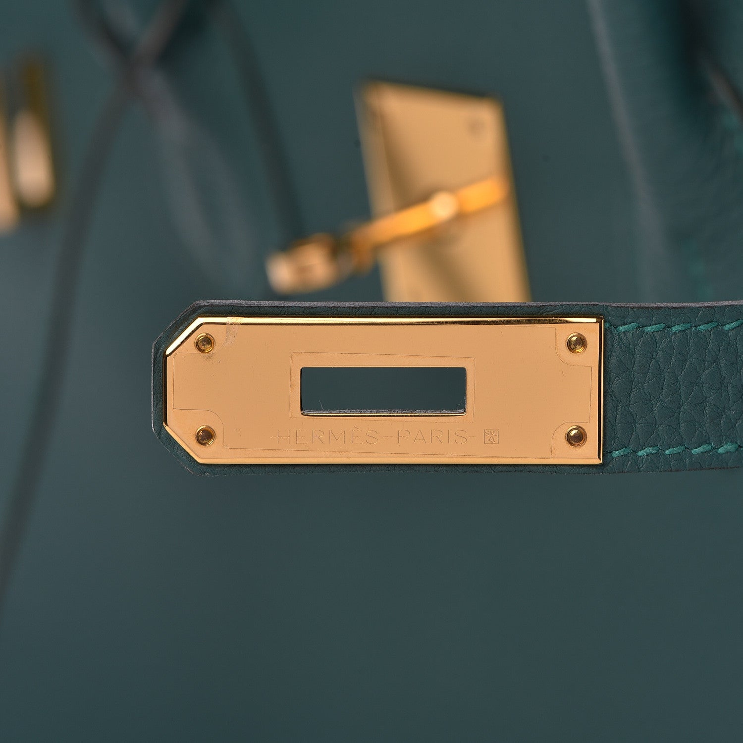 Hermes Togo Birkin 35 Malachite 19 of 33