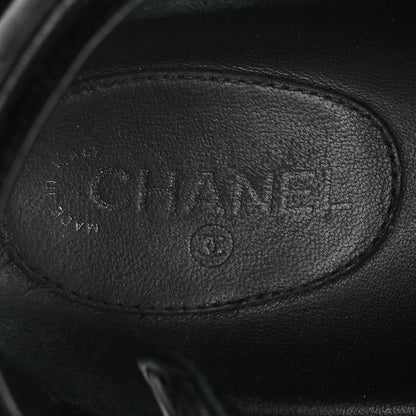 Chanel Lambskin Quilted Velcro Dad Sandals 38.5 So Black 9 of 15