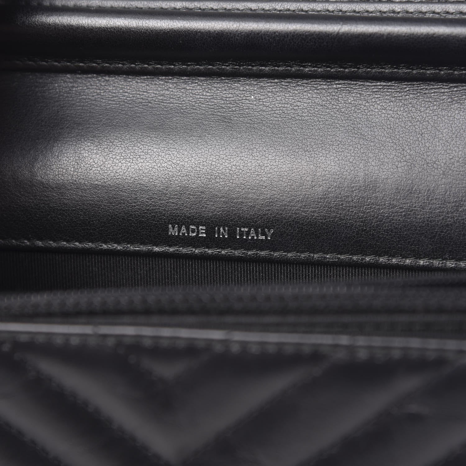 Chanel Aged Calfskin Chevron Quilted Reissue 2.55 Square Wallet On Chain WOC So Black 7 of 12