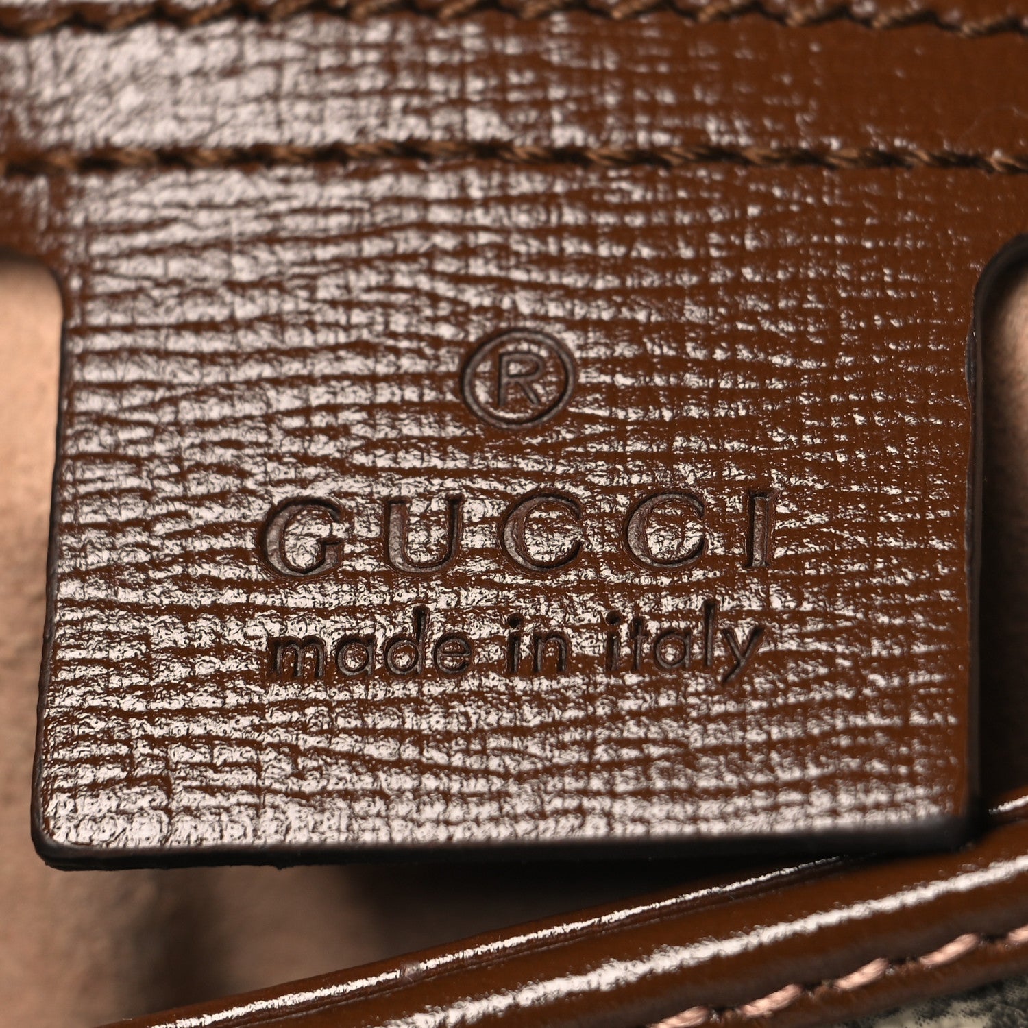 Gucci GG Supreme Monogram Azalea Calfskin Web Small Jackie 1961 Hobo Beige Ebony Brown Sugar 6 of 10