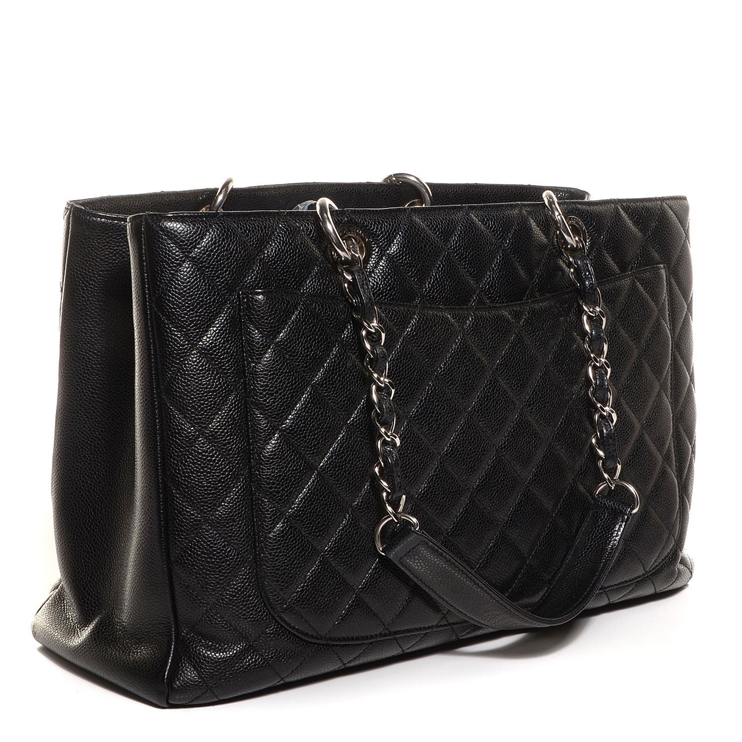 Chanel Caviar XL Grand Shopping Tote GST Black 3 of 7