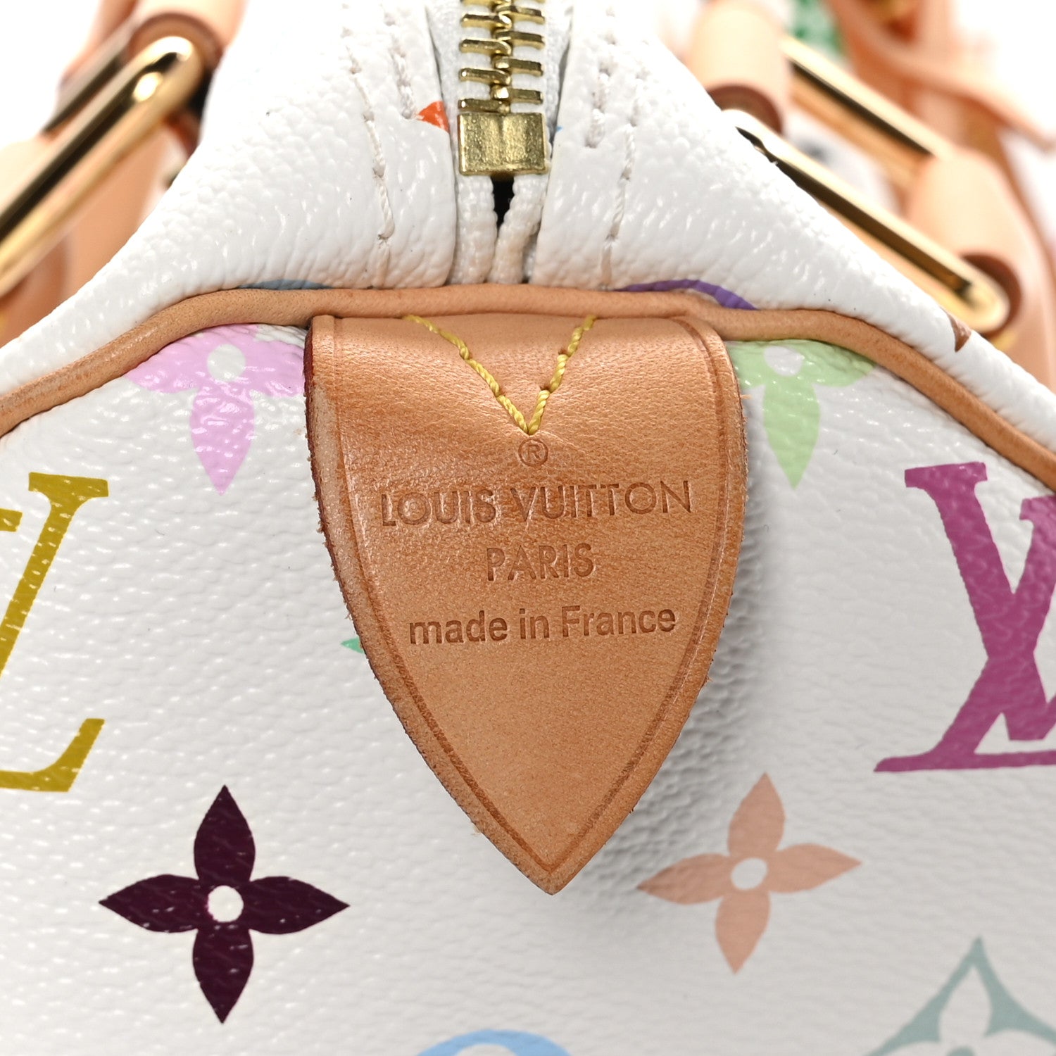 Louis Vuitton Monogram Multicolor Speedy 30 White 6 of 12