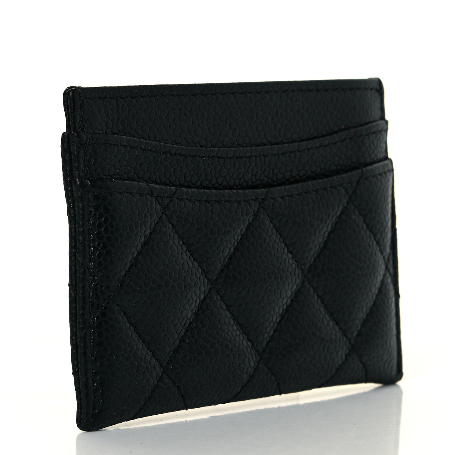 Chanel Caviar Quilted Card Holder Black 2 of 9