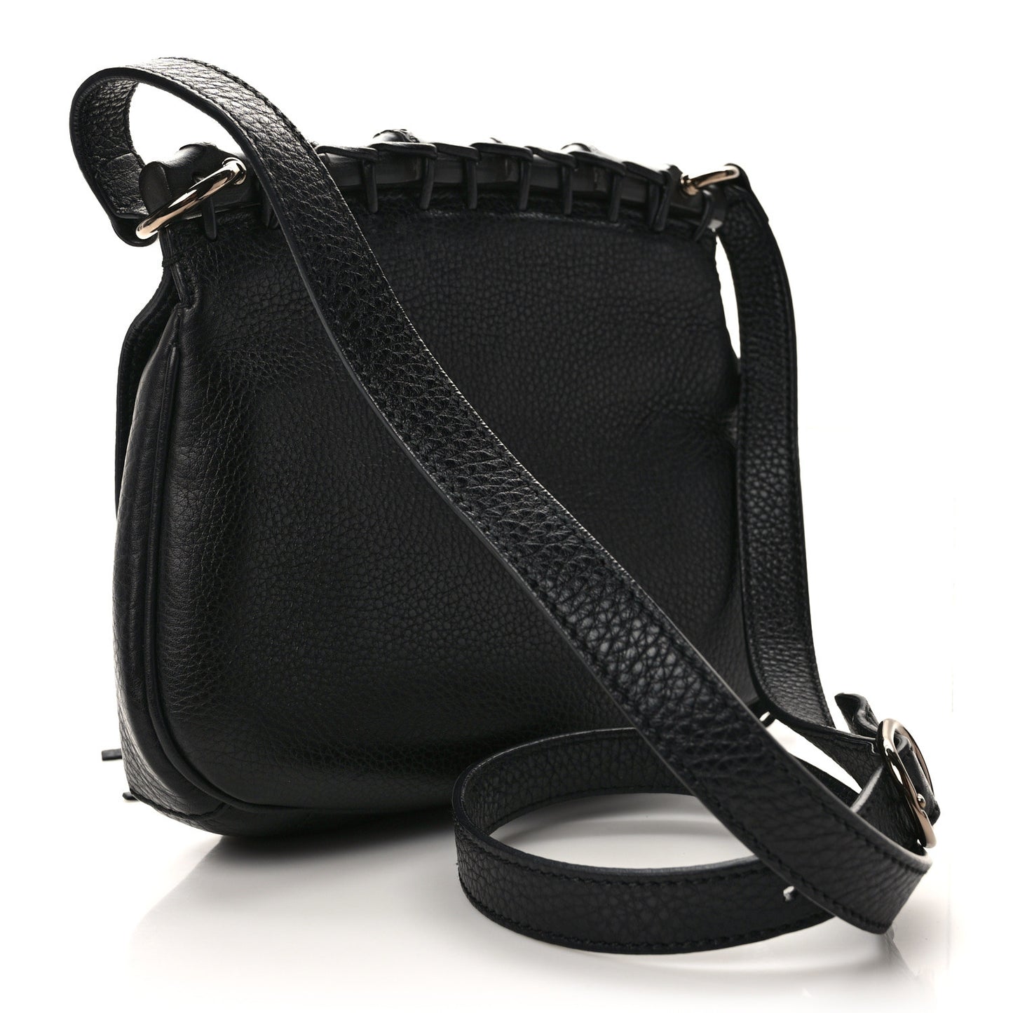 Calfskin Small Nouveau Shoulder Bag Black