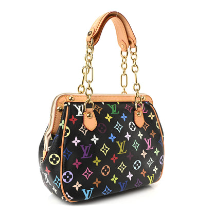 Louis Vuitton Monogram Multicolor Gracie MM Black 2 of 10