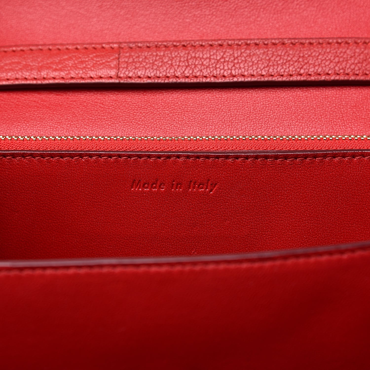 Celine Goatskin Medium Classic Box Flap Bag Carmin 6 of 14
