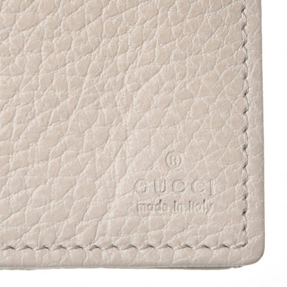 Gucci Dollar Calfskin Mini Swing Wallet Bag Mystic White 7 of 9