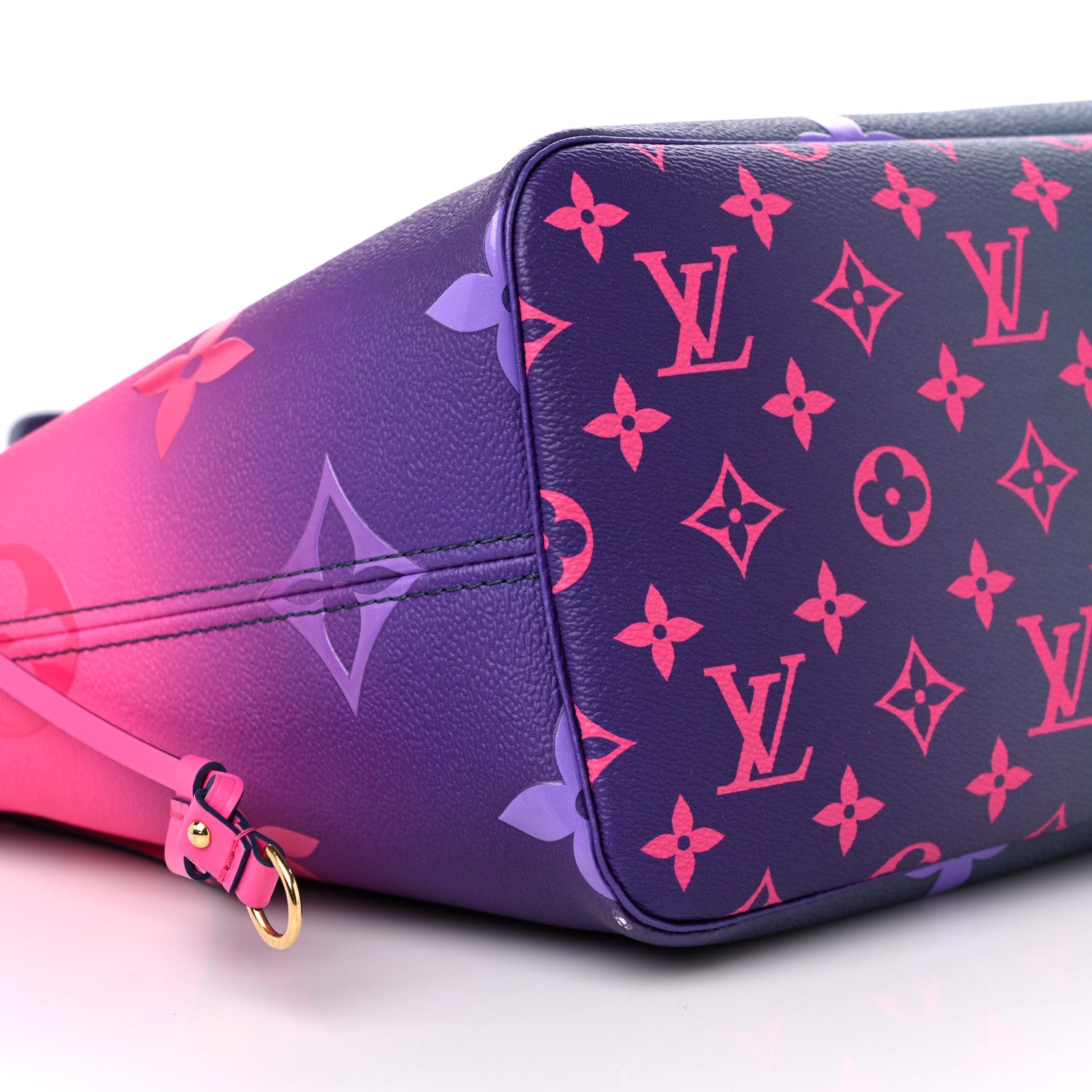 Louis Vuitton Monogram Giant Spring In The City Neverfull MM Midnight Fuchsia 8 of 11