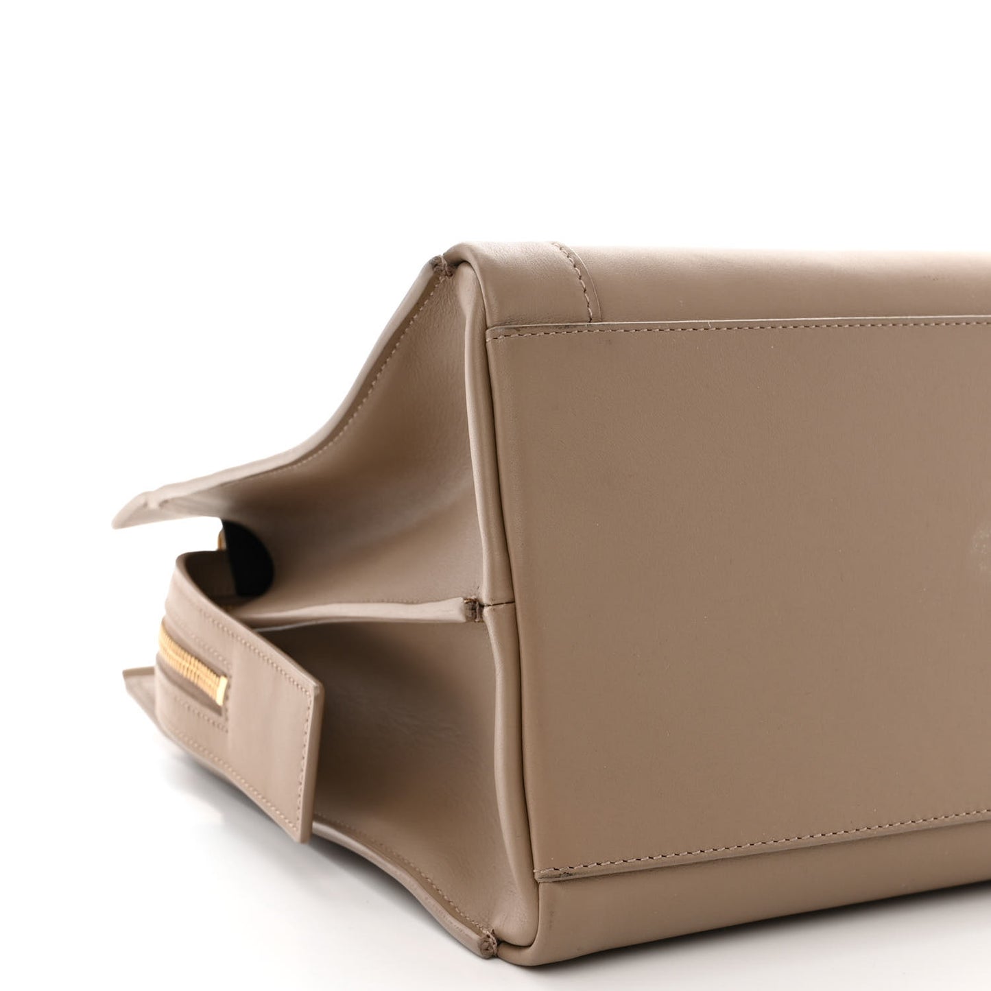 Smooth Calfskin Medium East Side Tote Beige