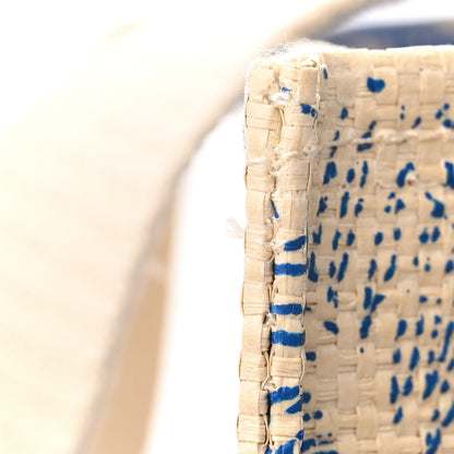 Christian Dior Straw Dioriviera Tote Blue 12 of 12