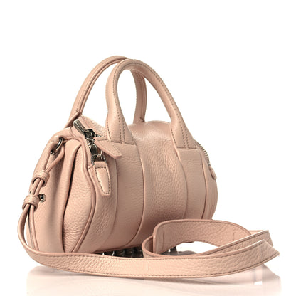 Alexander Wang Pebbled Lambskin Mini Rockie Pale Pink Rhodium Hardware 3 of 8