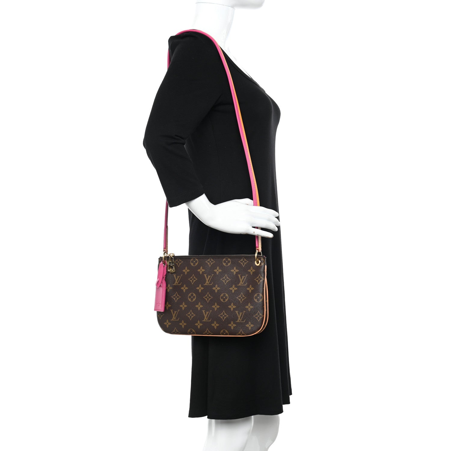 Louis Vuitton Monogram Lorette Hot Pink 2 of 9
