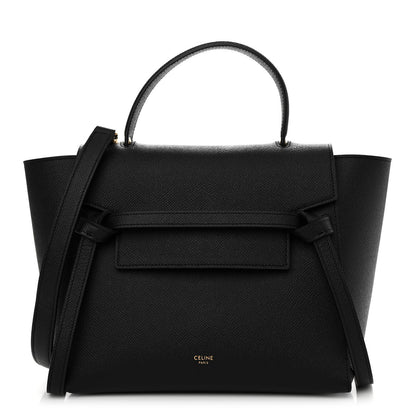 Celine Grained Calfskin Micro Belt Bag Black 1 of 11
