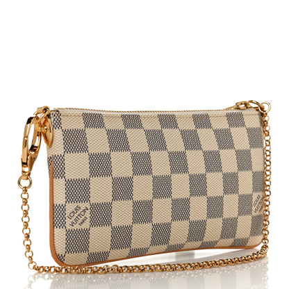 Louis Vuitton Damier Azur Pochette Milla MM 2 of 10