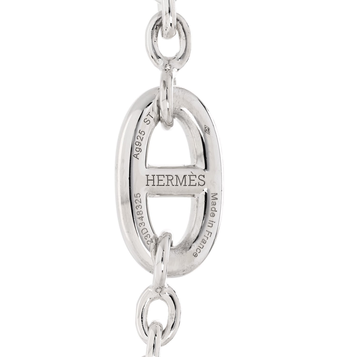 Hermes Sterling Silver Farandole Bracelet ST 3 of 4