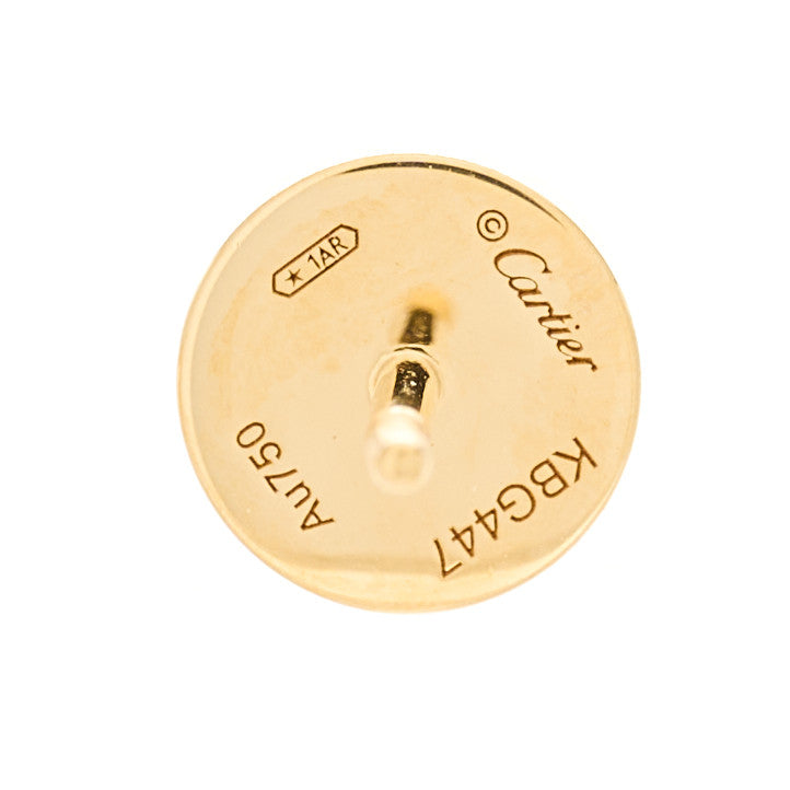 18K Yellow Gold LOVE Single Earring