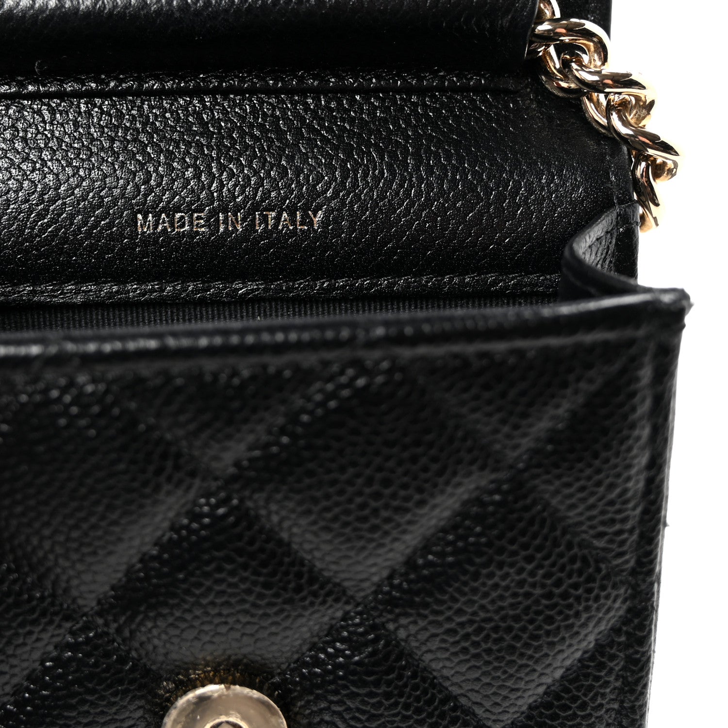 Chanel Caviar Quilted Boy Phone Holder Black 7 of 11