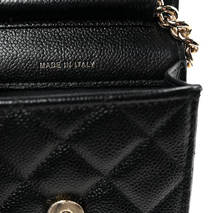 Chanel Caviar Quilted Boy Phone Holder Black 7 of 11
