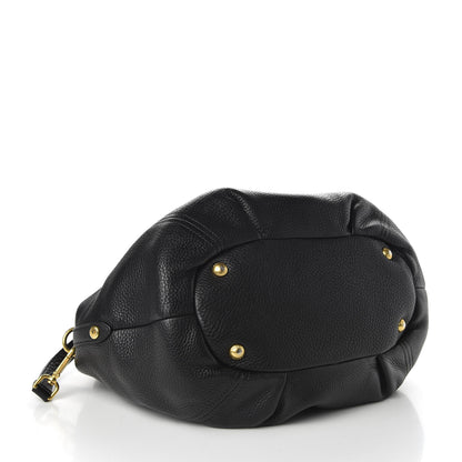 Prada Vitello Daino Shoulder Bag Black 4 of 9