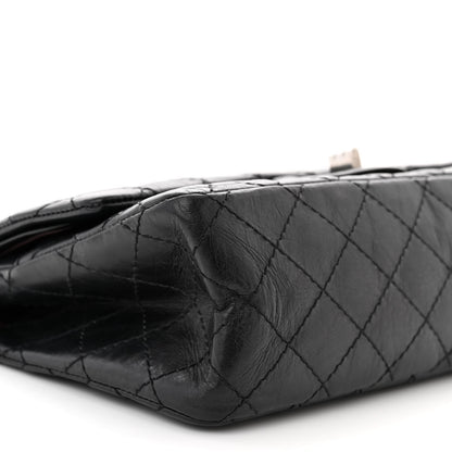 Chanel Aged Calfskin Quilted 2.55 Reissue 225 Flap Black 9 of 11