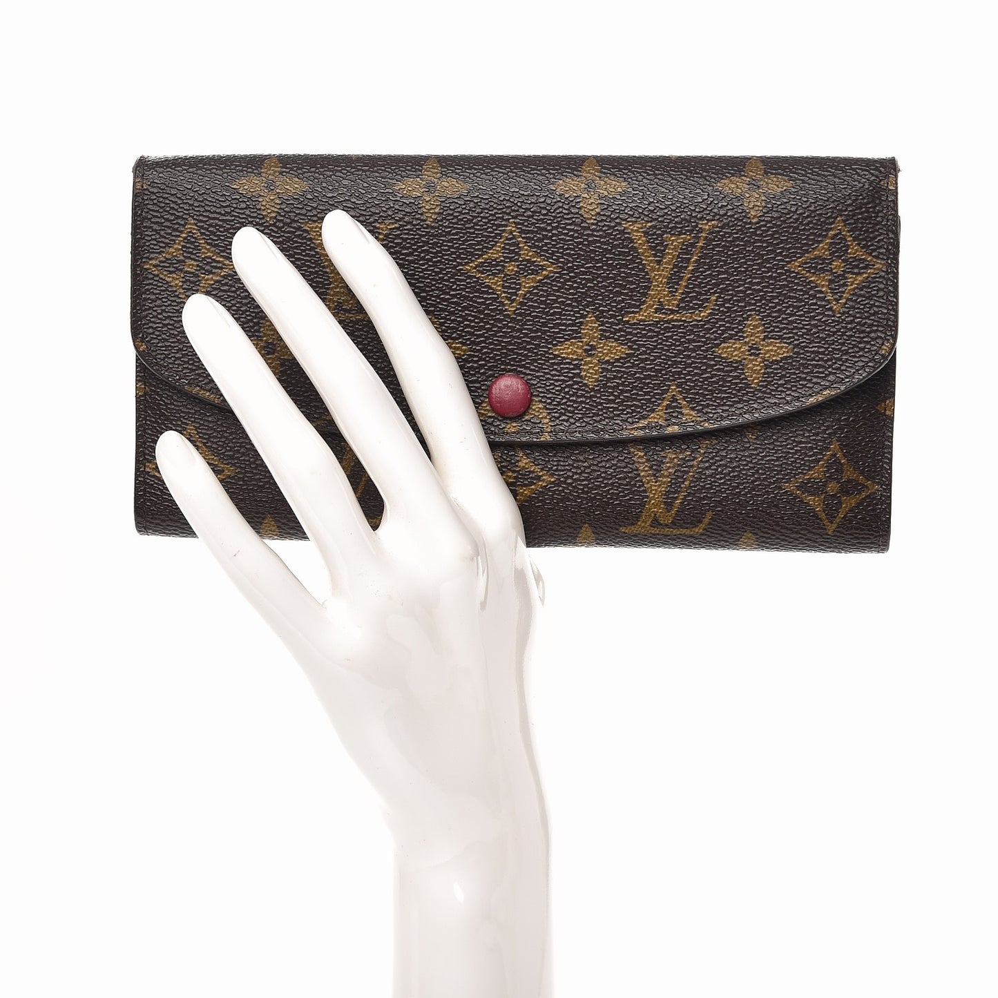 Monogram Emilie Wallet Fuchsia