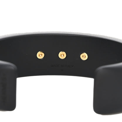 Hermes Pearwood Medor Fine Cuff M Bracelet Black 5 of 5