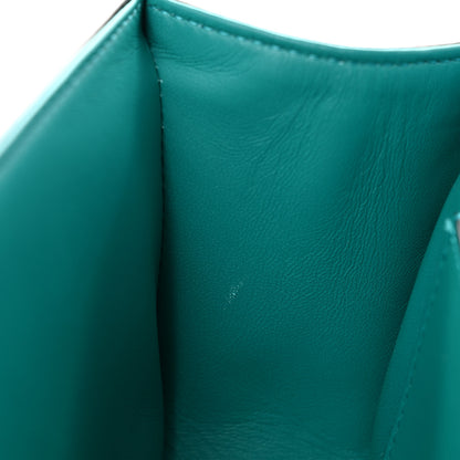 Valentino Garavani Calfskin Vlogo Loco Shoulder Bag Marine Green 11 of 12
