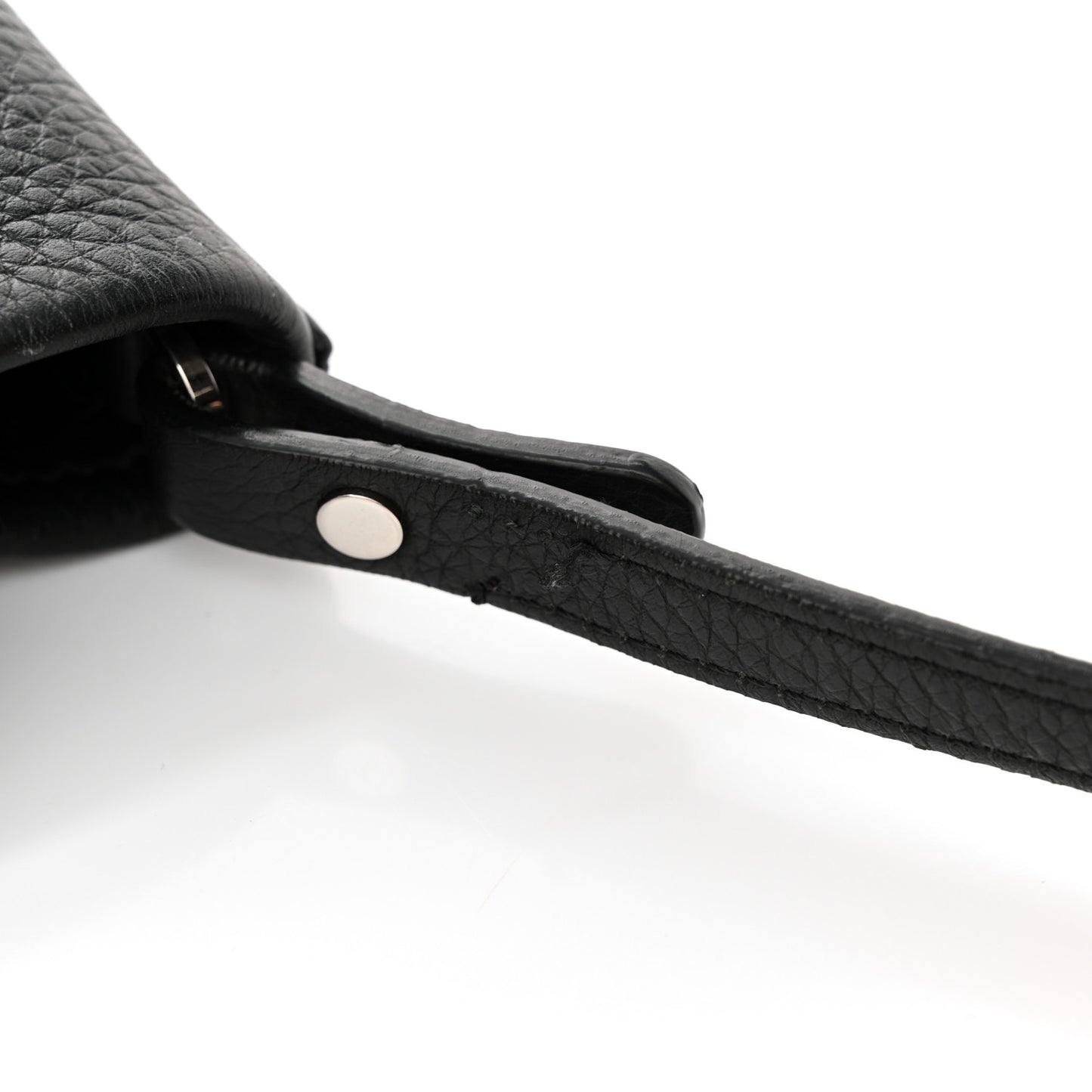 Grained Calfskin Small Park Tote Black
