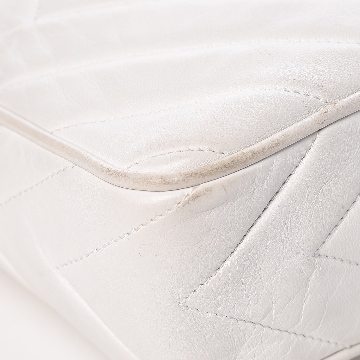 Chanel Lambskin Chevron Tassel Camera Case White 20 of 21